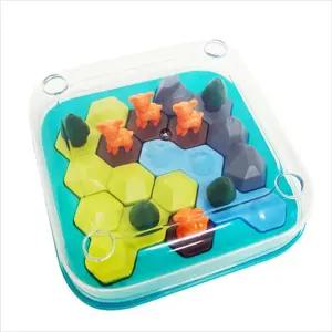 f04 숲속의 사슴들 퍼즐게임만들기 두뇌발달완구 인기 재미있는 어린이 놀이 날선물 맞추기