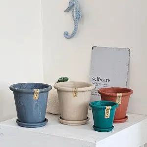 에코 베이직 링팟 화분 (Non 플라스틱) D17x16cm 식물 인테리어 소품 정원 꾸미기 장식 디자인 실내