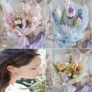 용돈이벤트 재롱잔치 졸업식 발표회 뜨개 니트 꽃다발 유치원 선물 연주회 뜨게 예쁜