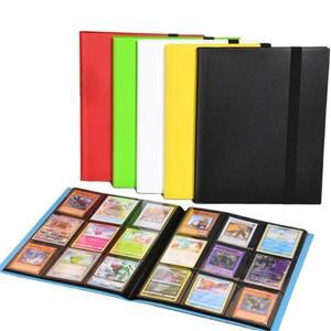 9포켓 트레이딩 카드 디스플레이 바인더 360 사이드 로딩 홀더 앨범 (TCG 유희왕 MTG 게임 카드북용)