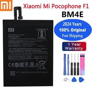 샤오미 MI 포코폰 F1 용 배터리 재고 2024 년 하이 퀄리티 4000mAh BM4E