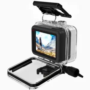 고프로 케이스 방수 투명 강화유리 히어로8 블랙 전용8