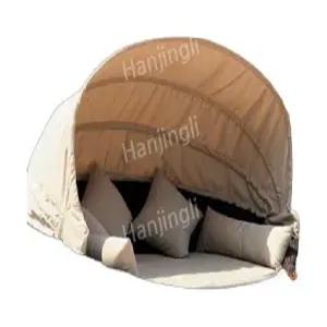 텐이 야외 등나무 라운드 소파 침대 테이블 커피 세트 발코니 정원 라운지 가구