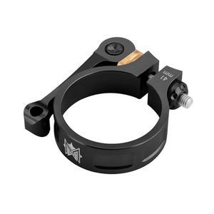 호환 알루미늄 합금 자전거 시트 새들 파이프 클립 퀵릴리즈  QR 접이식 클램프  33.9mm 41mm