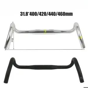 UNO 그래블 자전거 핸들바 31.8mm 플레어드 드롭바 400420440460mm 초경량 알루미늄 로드 자전거 핸들바