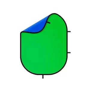 배경 천 촬영용 그린 블루 초록 파란 스크린 크로마키 100x150cm 투톤 배경판