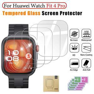 화웨이 워치 Fit4 Pro 강화유리 스크린 보호필름, 4 액세서리