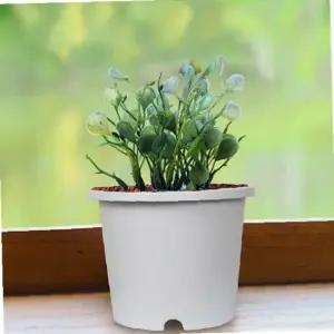 ksr 베하몰 플라스틱 포트 화분 3.6L 20x17cm 화이트