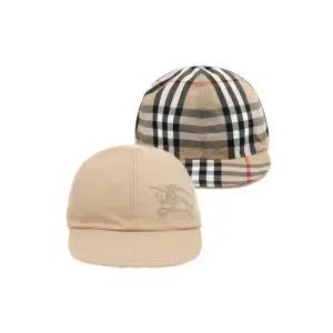 버버리 8089420 B9368 8A-12A 빈티지 체크 기마상 리버시블 아동 키즈 볼캡