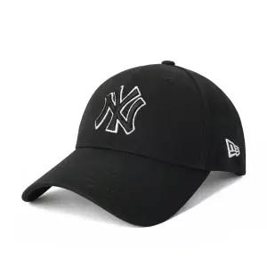 뉴에라 엠엘비 MLB 리그 팝 아웃라인 뉴욕양키스 9FORTY 볼캡 야구 골프 모자 블랙 60184647