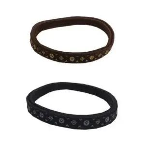 다이아 넙적 고무줄 머리끈 헤어밴딩 여자 30p