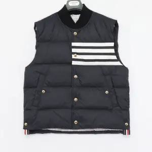 갤러리아 톰브라운 사선 나일론 남성 패딩 조끼 MVD017X 05411 415
