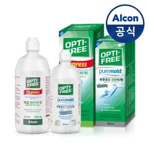 옵티프리 렌즈세척액 익스프레스 355ml + 퓨어모이스트 300ml