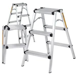 작업용 계단형 광폭 발판 접이식 A형 알루미늄 사다리 가정용 A자 조경용 공사
