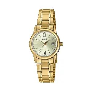 [카시오] 여성 메탈 손목 시계 LTP-V002G-9B3