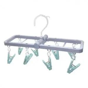 ( )폴딩 슬림 빨래 건조대 양말 속옷 여행용 빨래집게