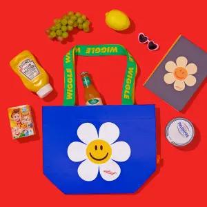 위글위글 타포린백 에코백 리유저블 쇼퍼백S - Smile We Love 블루