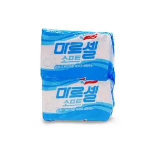 (선택 마르셀소프트 세탁비누4개입)동산 마르셀 소프트4개입 세탁 빨래비누
