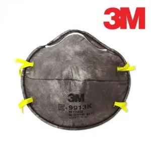 3M 9913K 방진 마스크 여과식 턱밑부 분진방지 방진마스크 산업용마스크