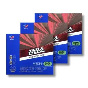 전립소 쏘팔메토 아연 500mg 60캡슐 3박스 /wb