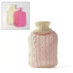 니트파우치 보온 물주머니 1.7L 찜질팩 손난로 화이트 (KYR-WD38600)