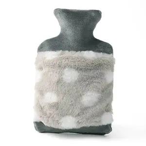 보온 물주머니 주머니 땡땡이 그레이 1.7L (KYR-WFB2DF9)