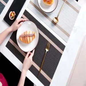 고급 PVC 식탁 매트 호텔 테이블 플레이팅 보 식탁매트 pvc식탁매트