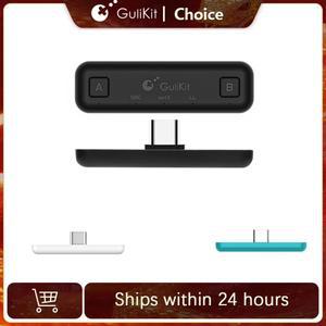 GuliKit NS07 Pro Type-C 송신기 닌텐도 호환 Switch NS OLED PS4 PS5 PC Route Air Bluetooth 무선 오디오