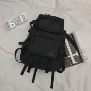 (색상 블랙)수납력 옥스퍼드 배낭 남녀공용 캐주얼 백팩 가방