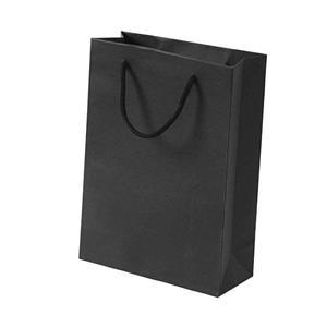도시락종이가방 블랙 무지종이쇼핑백 종이가방