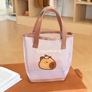 (별별창고) 수영 가방 비치백 목욕 수영장 물놀이 수영복 메쉬백 메쉬