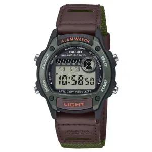 카시오 카시오 군인 시계 군대 전자 스포츠 가죽 W-220HF-3A