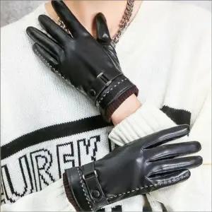 (색상 블랙)기모장갑 터치 글러브 방한템 여자 겨울 퍼안감 핸드워머
