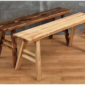 나무 긴의자 방부목 공원 우드 98x15x47cm 테라스 다이닝 감성