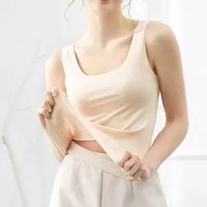 여성 심리스 이너나시 1P 노라인 모달 나시 민소매