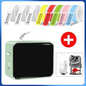 무선 라벨 프린터 P15 휴대용 블루투스 열 메이커 미니 소형 호환 기계(접착 스티커 테이프 포함) 홈 오피