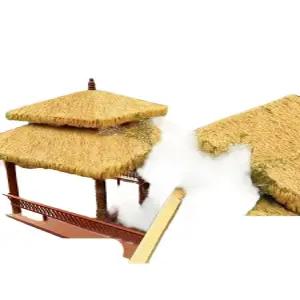 초가집 인조 정자 볏짚 시공 가짜 초가 모조 카페