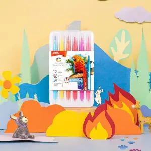 트윈 펠트펜 12색 선물용볼펜 선물볼펜