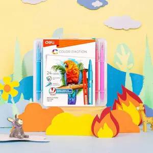 트윈 펠트펜 24색 선물용볼펜 선물볼펜