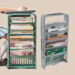 간이 미니 책장 틈새 슬림 수납 책꽂이 멀티 홀더 WEE8F49