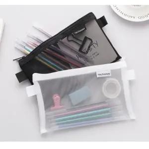 메쉬 매쉬 파우치 슬림 펜슬 파우치 연필통 연필파우치 안경집 다용도파우치