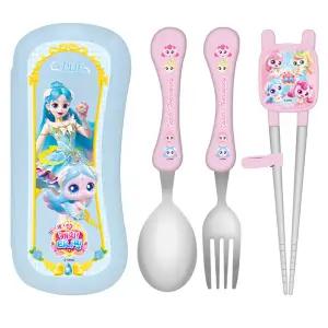 [보리보리/오키즈]캐치티니핑6 수저포크케이스세트-사뿐핑 풀커버 교정용 YP5617 (T0004)