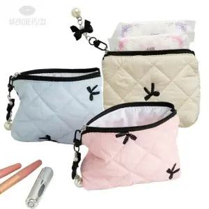 뷰레이터닷컴 미니사이즈 생리대 수납 여성파우치 다용도 미니 파우치백 미니소품 보관파우치