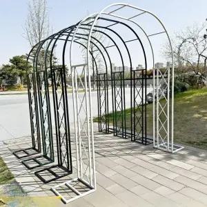 정원아치 장미 터널 철제 스탠드 펜스 울타리 꽃 화단 조경 넝쿨지지대 식물 아치형대문