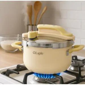 [롯데백화점]지오 인덕션 솥밥 원터치 압력솥 15분완성 압력솥밥 IH 올스텐 수육 삼계탕 5L