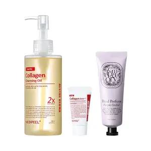 메디필 레드락토 콜라겐 클렌징오일 2.0 200ml + 15ml 세트 + WB 퍼퓸 핸드크림 70ml
