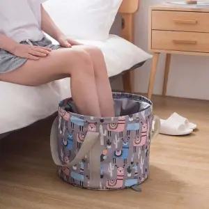 휴대용 족욕기 발 각탕기 깊은 욕조 대야 바구니