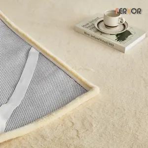 [퍼보]인조모 인조토끼털 침대패드 워셔블 K킹 160x200