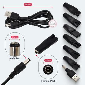 호환 종류의 헤어 클리퍼 바리깡  수염 면도기8개 전원 코드 5V 교체 충전기 USB 어댑터