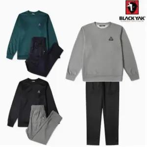 [롯데백화점]블랙야크 키즈 신상 상하세트 신축성 활동성 좋은 O빌레이니트맨투맨세트 1BKSEFU904